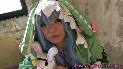 Cosplay niewinna atrakcja poddania się przeszłości Itsuka nagie stare cipy